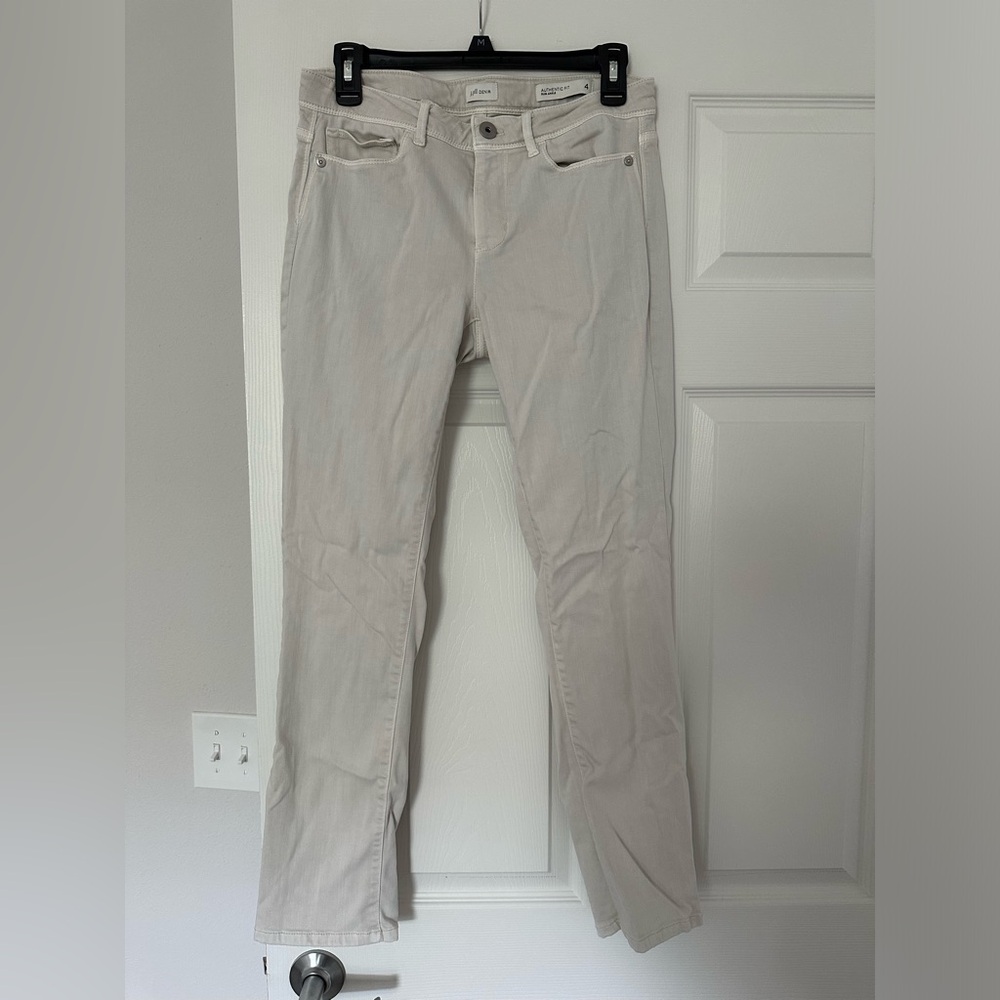 j.jill white low rise jeans